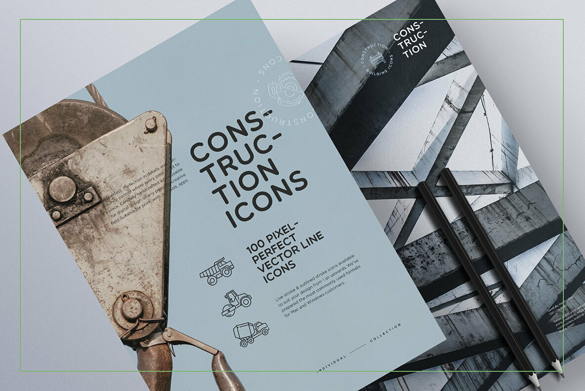 Building and Construction Icon Set Building and Construction Icon Set