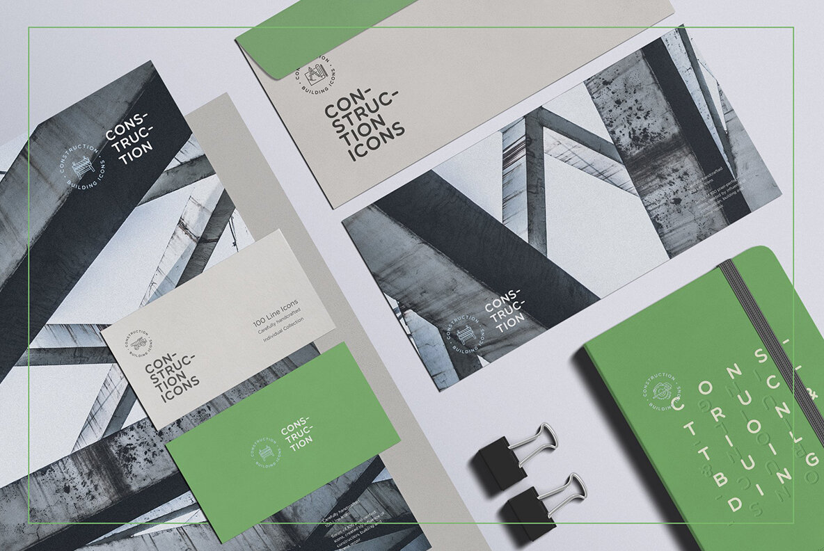 Building and Construction Icon Set Building and Construction Icon Set