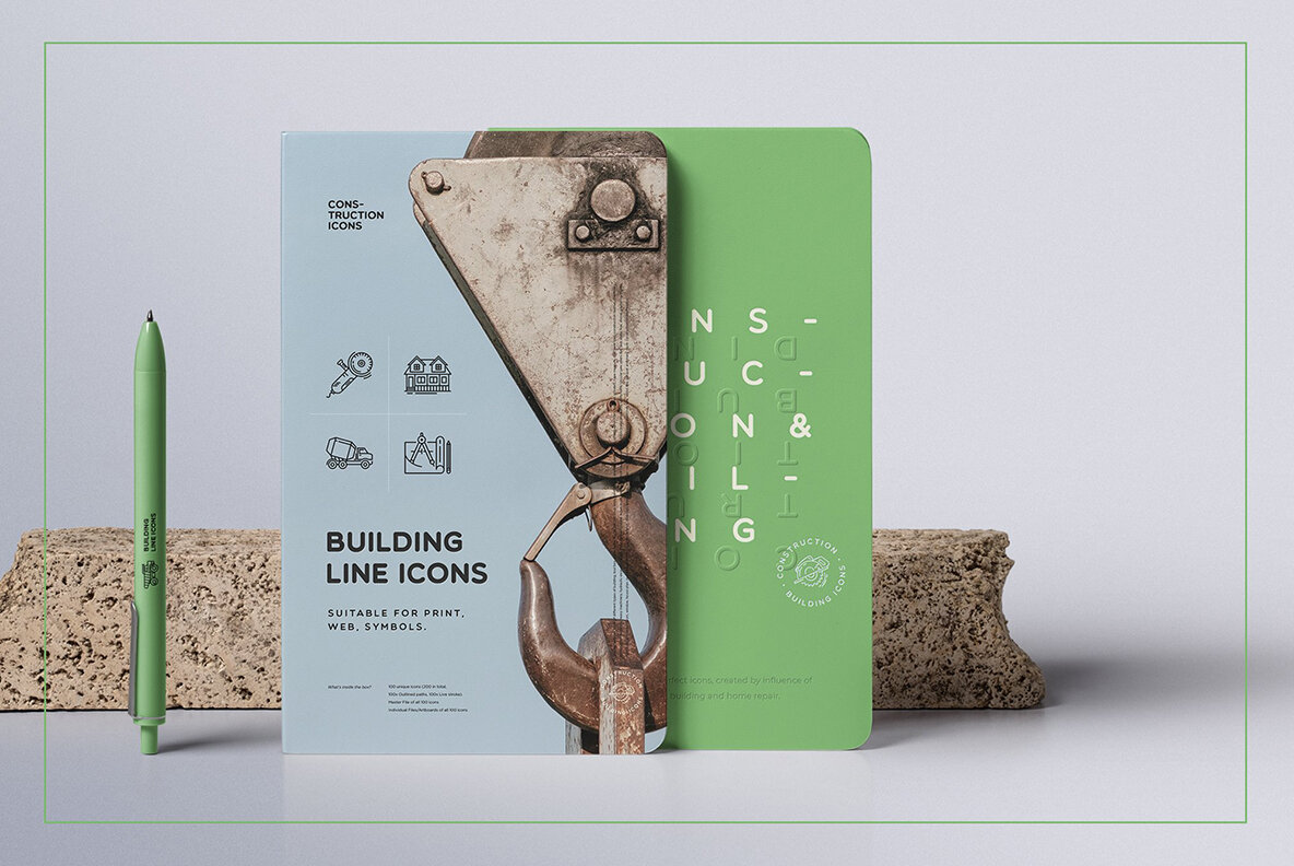 Building and Construction Icon Set Building and Construction Icon Set