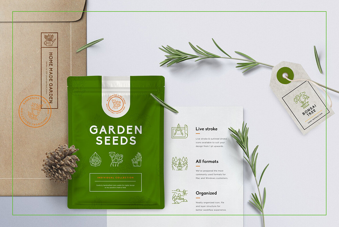 Gardening Icon Set Gardening Icon Set