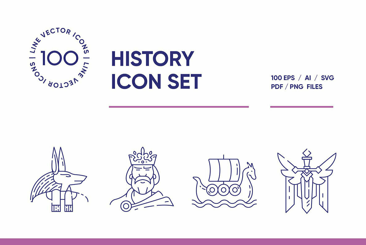 History Icon Set History Icon Set