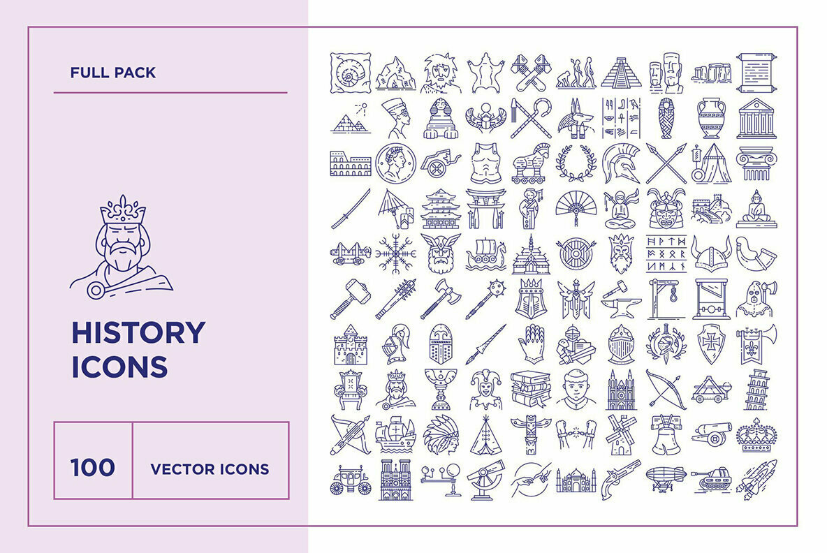 History Icon Set History Icon Set