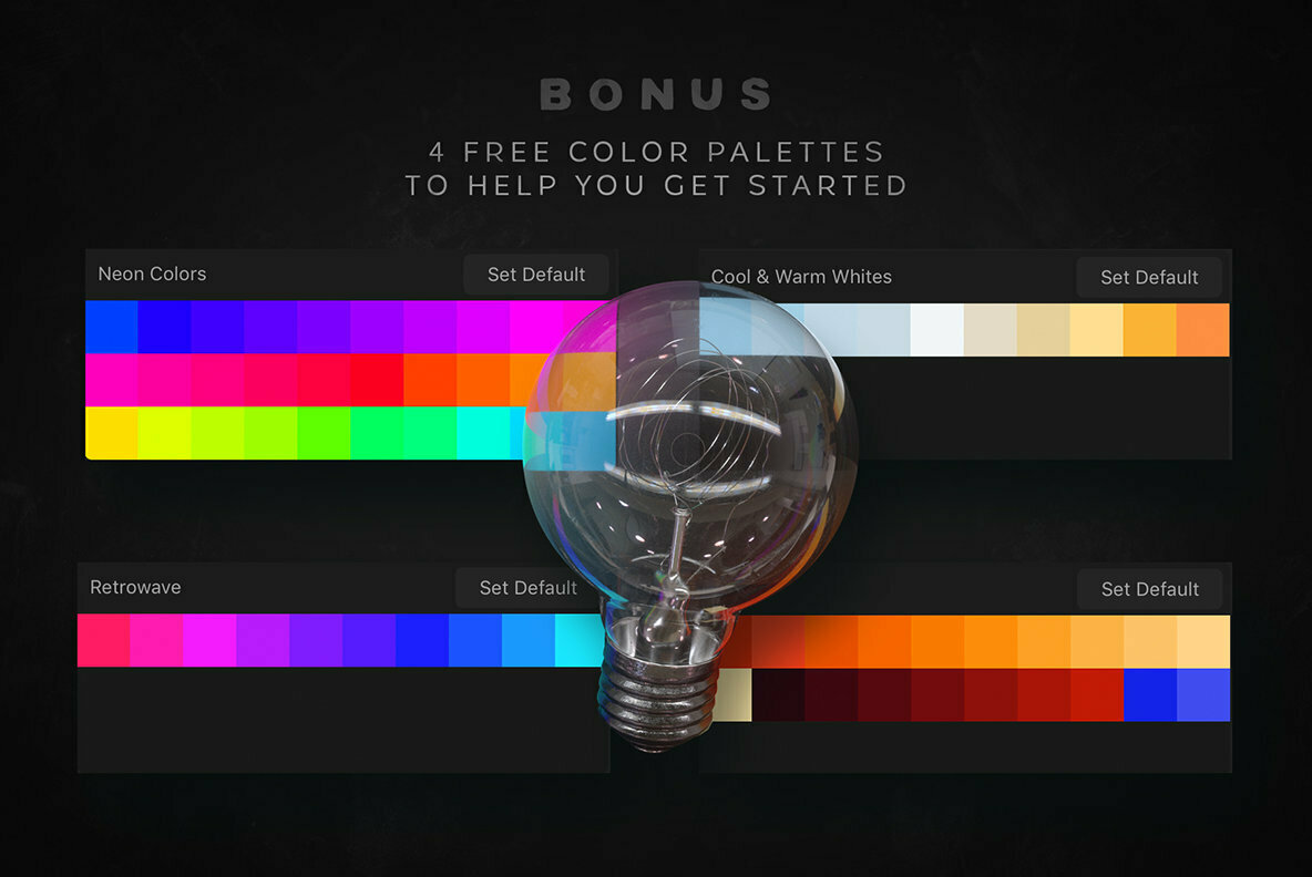 Lights Procreate Brushes Lights Procreate Brushes
