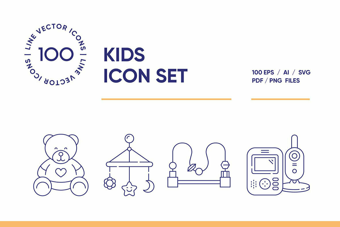 Kids Icon Set Kids Icon Set