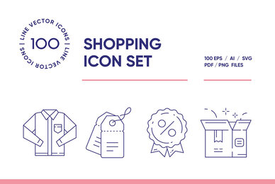 Shopping Icon Set