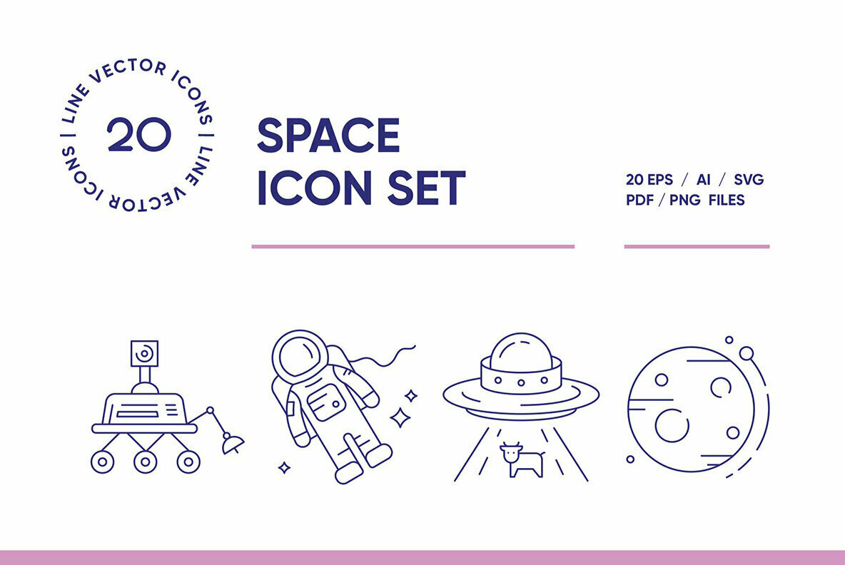 Space Icon Set Space Icon Set
