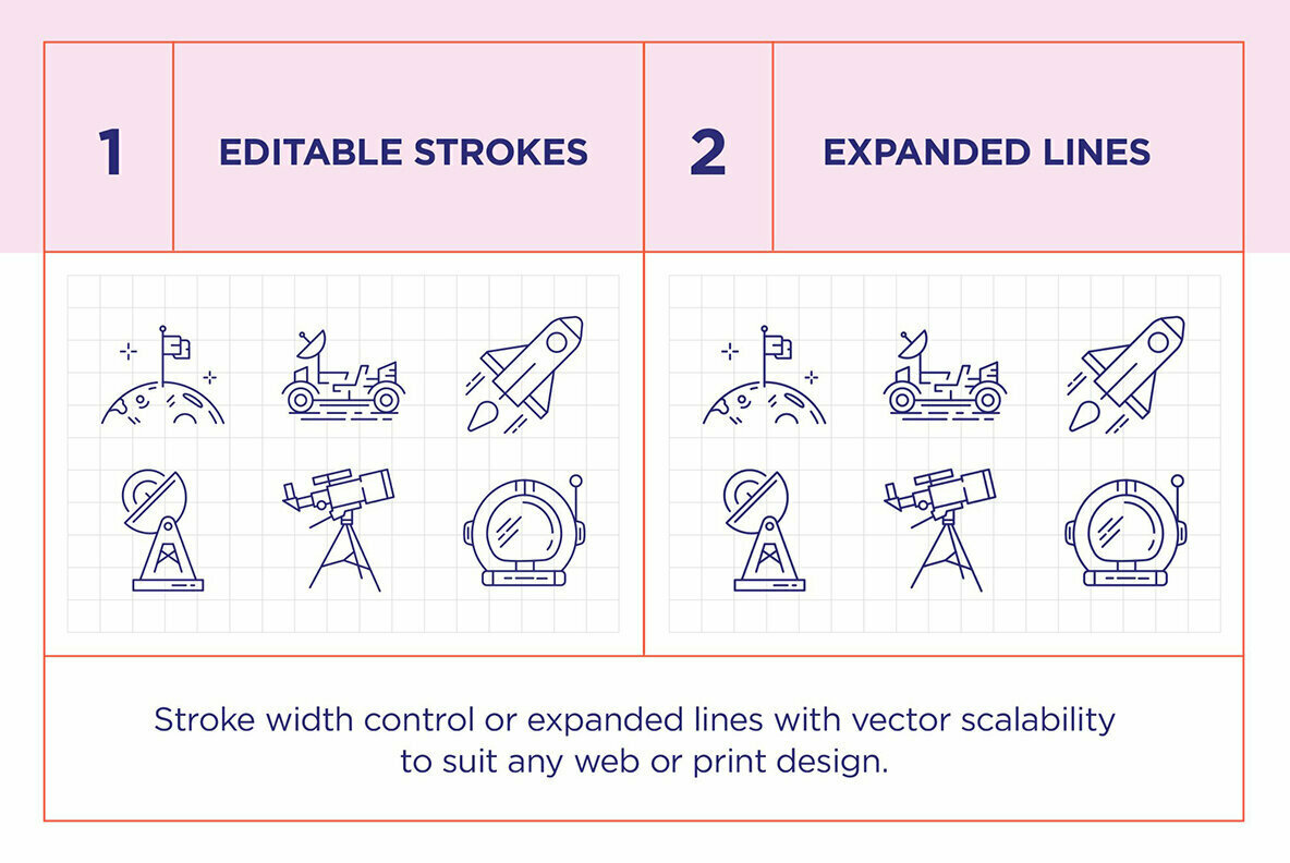 Space Icon Set Space Icon Set