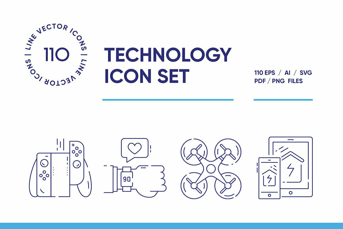 Technology Icon Set 1