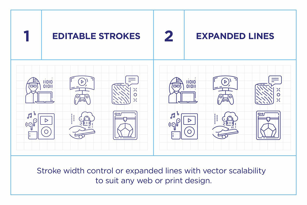 Technology Icon Set 4