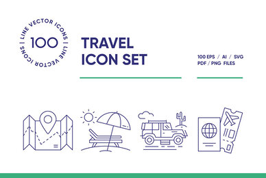 Travel Icon Set