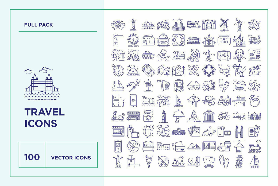 Travel Icon Set Travel Icon Set