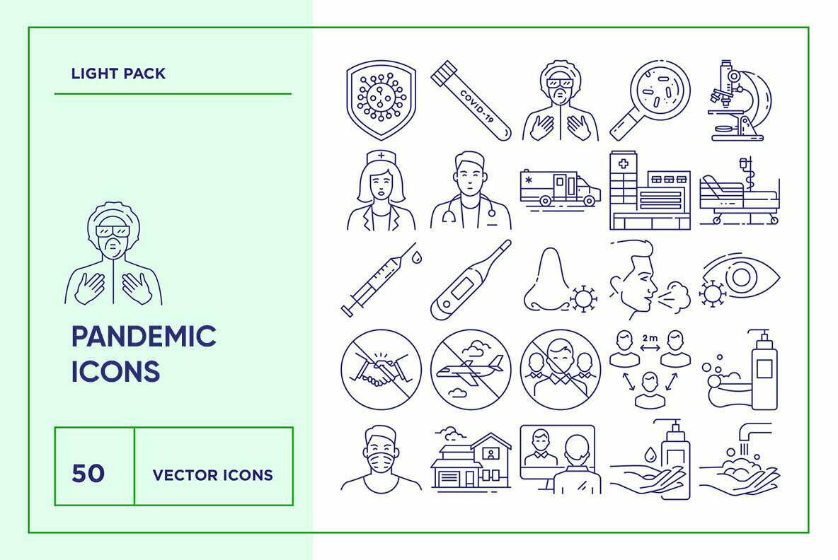 Pandemic Icon Set 2