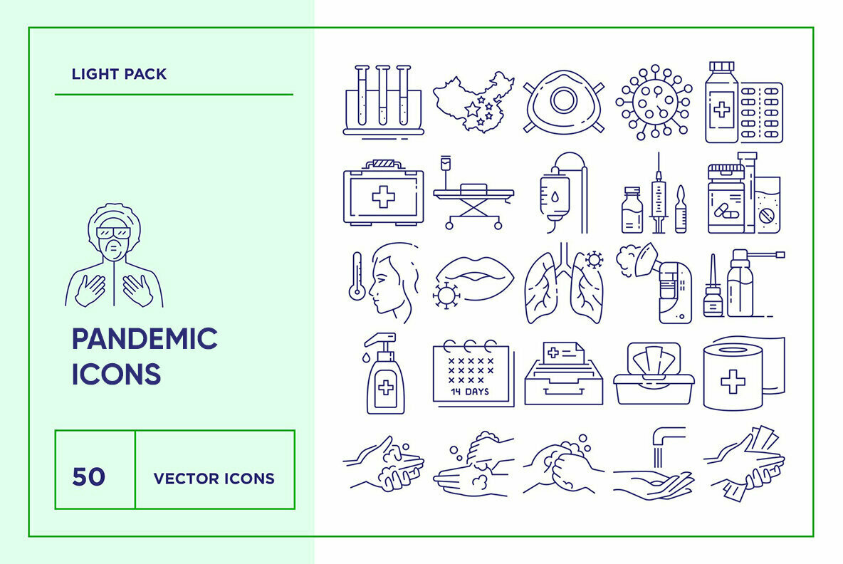 Pandemic Icon Set 3