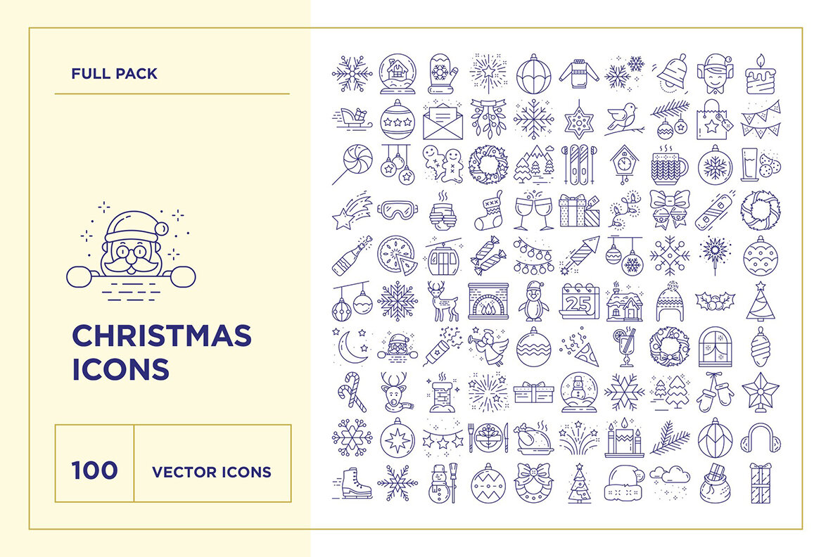 Mega Bundle 3000 Line Icons 7