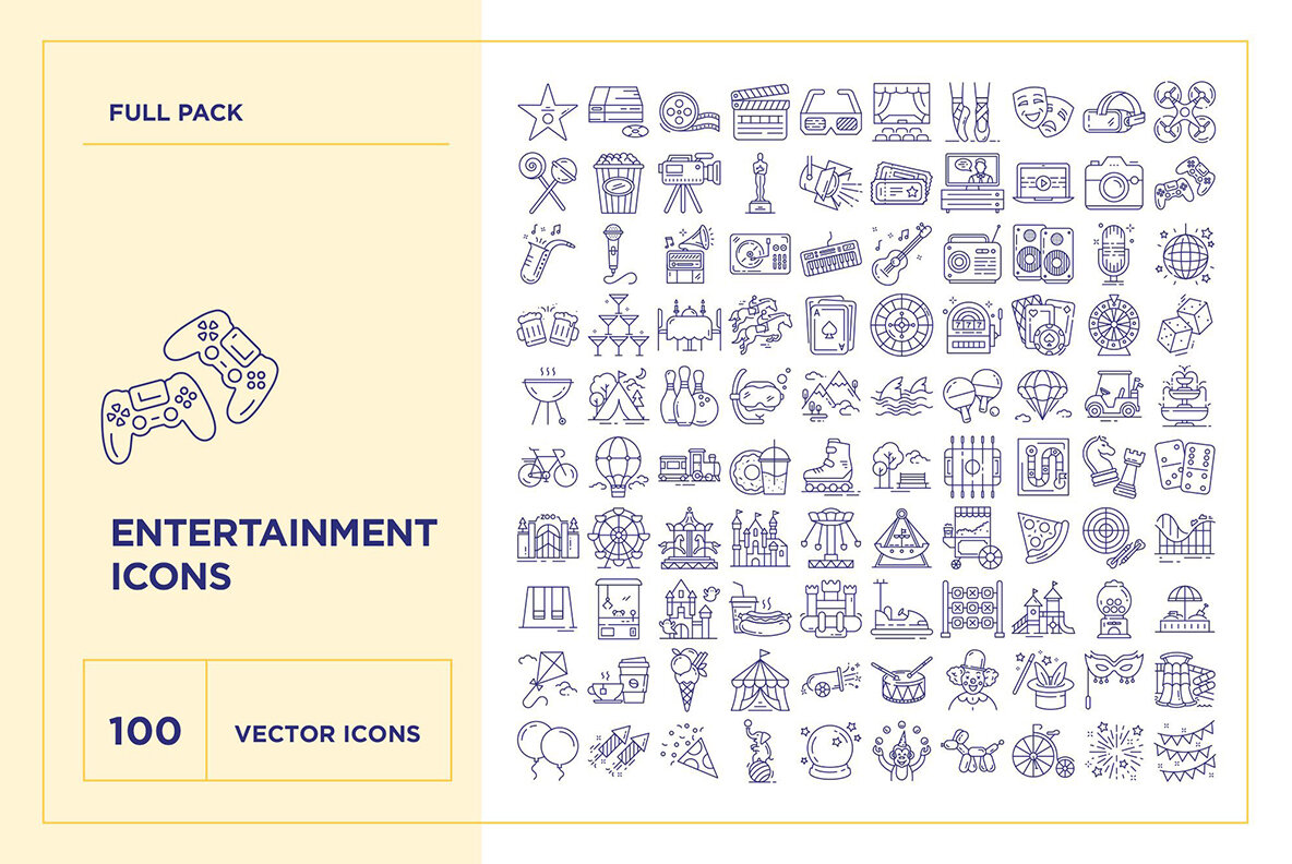 Mega Bundle 3000 Line Icons 12