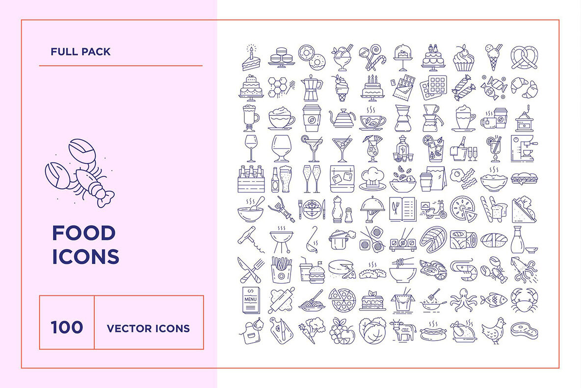 Mega Bundle 3000 Line Icons 13