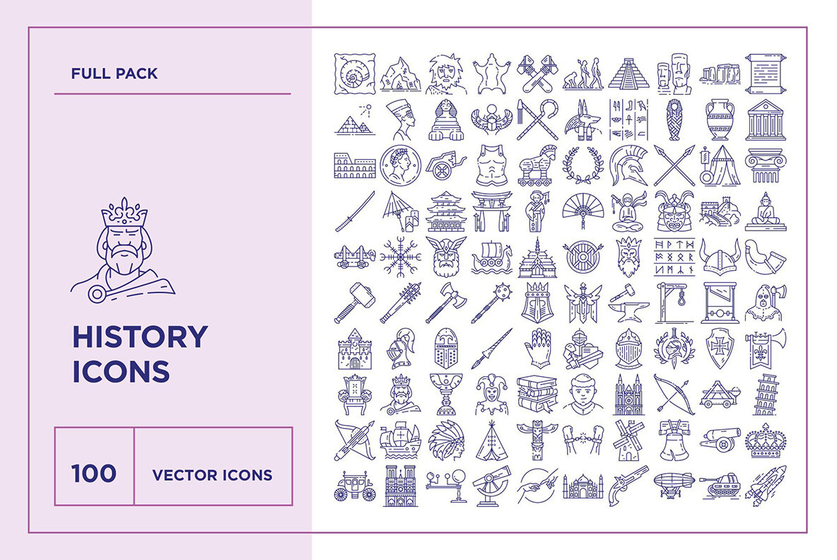 Mega Bundle 3000 Line Icons 16