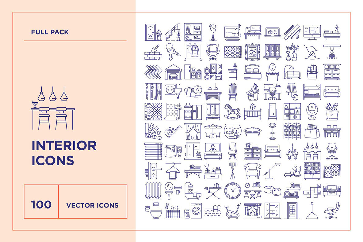 Mega Bundle 3000 Line Icons 17