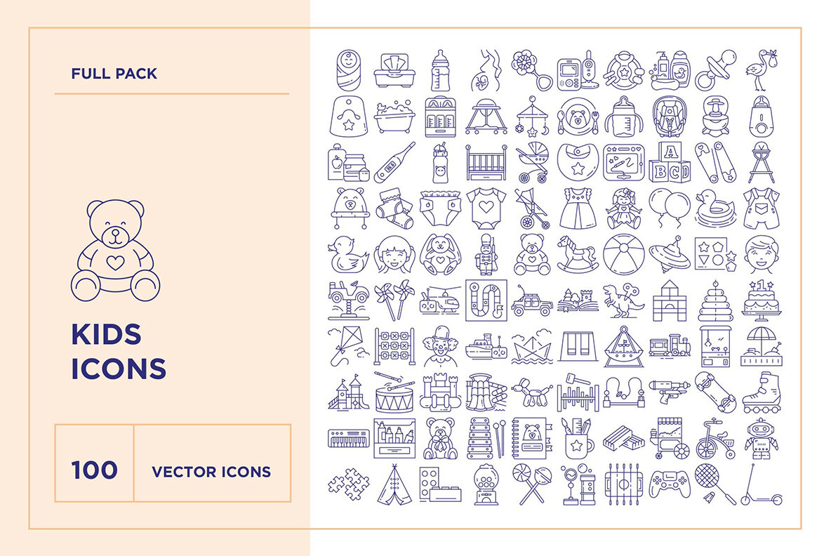 Mega Bundle 3000 Line Icons 18