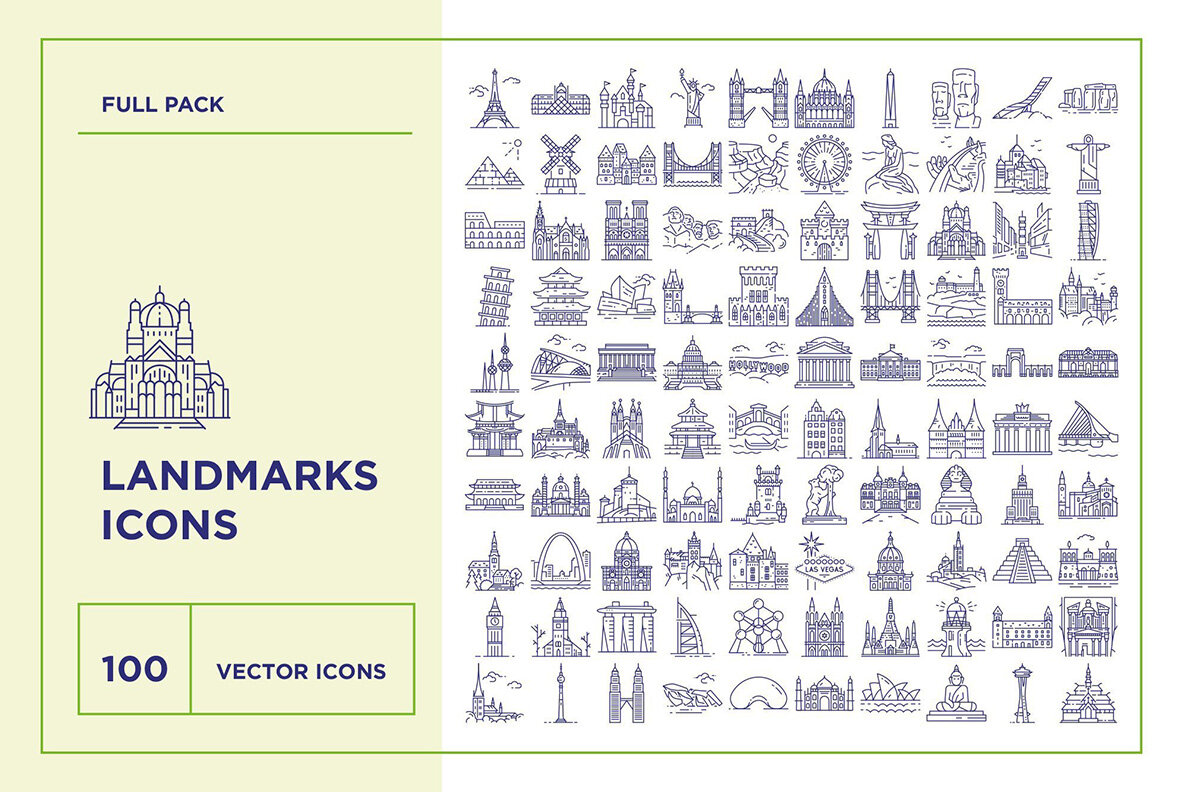 Mega Bundle 3000 Line Icons 19