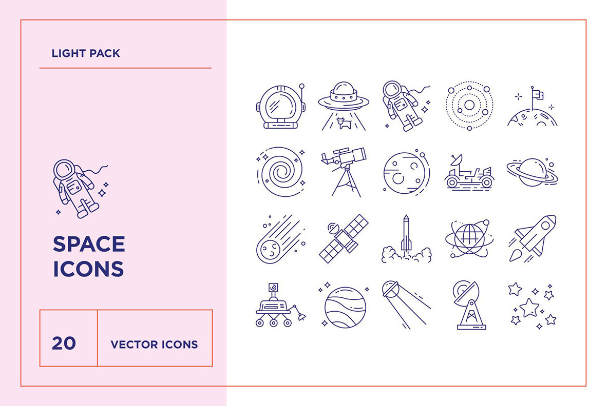 Mega Bundle 3000 Line Icons 25