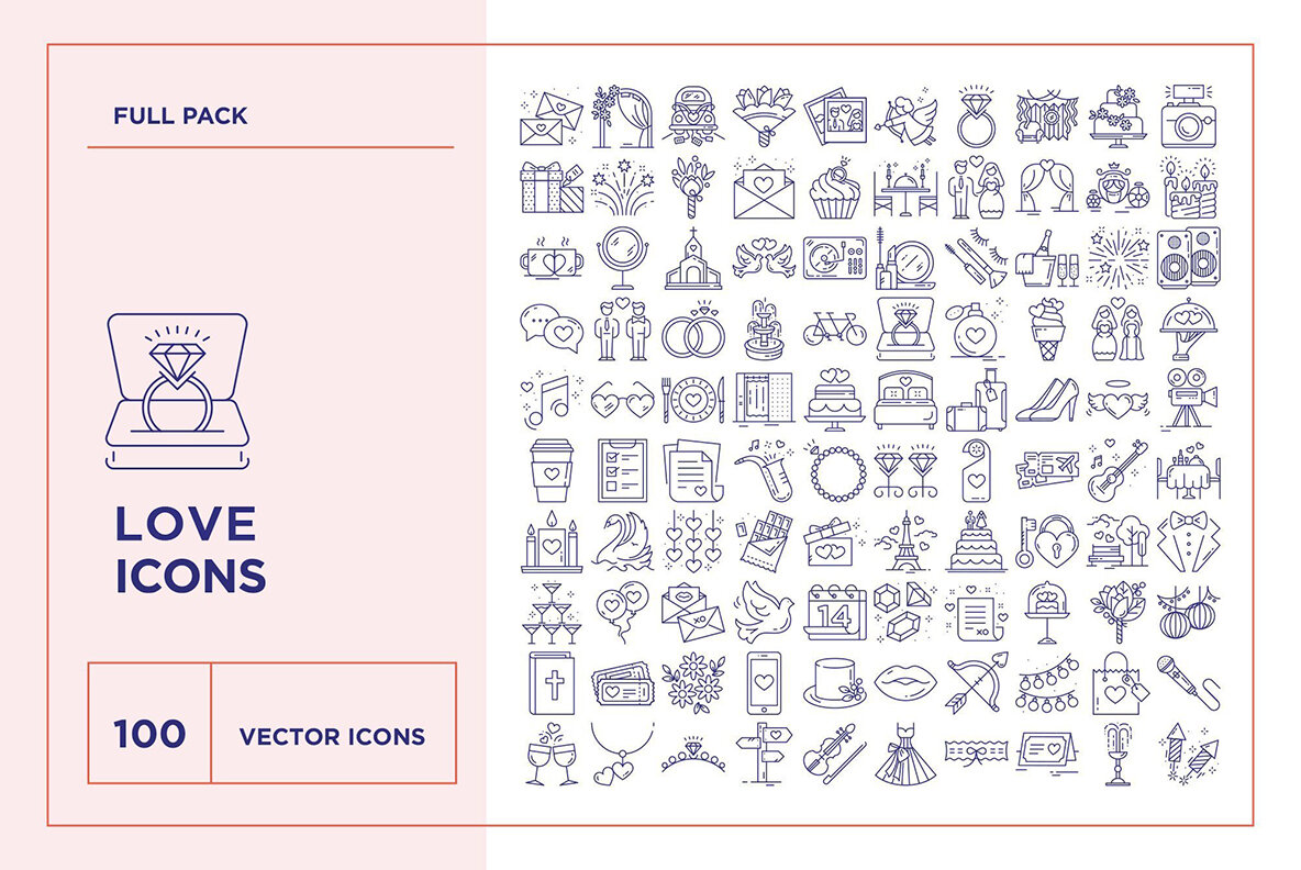 Mega Bundle 3000 Line Icons 27