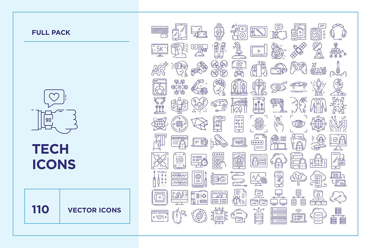 Mega Bundle 3000 Line Icons 32