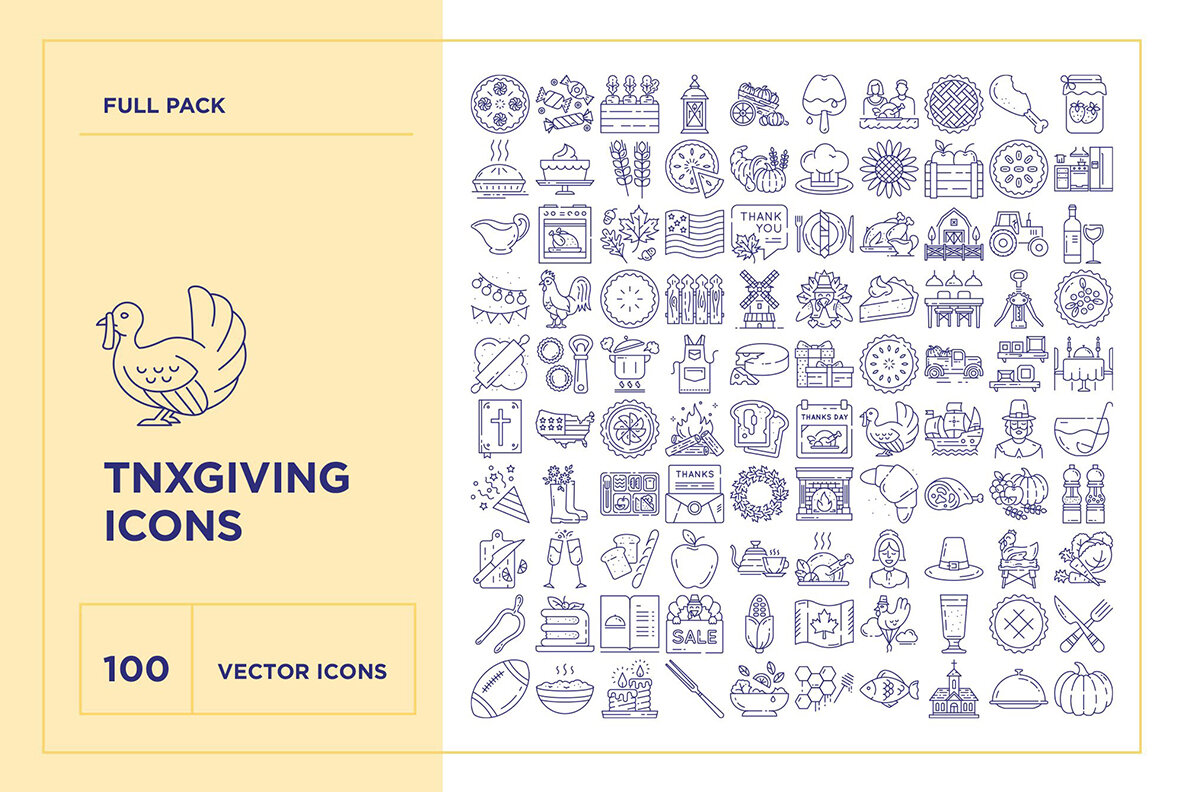 Mega Bundle 3000 Line Icons 33