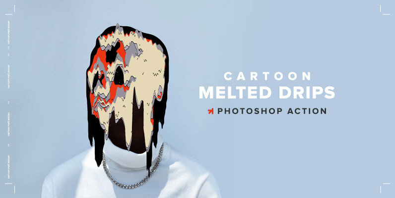 Cartoon Melted Drips Action