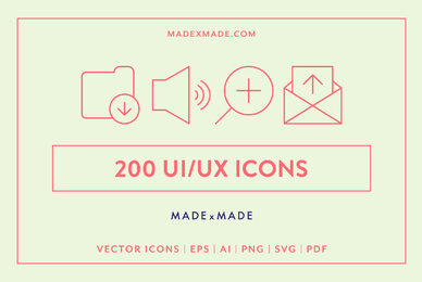 UI  UX Line Icons