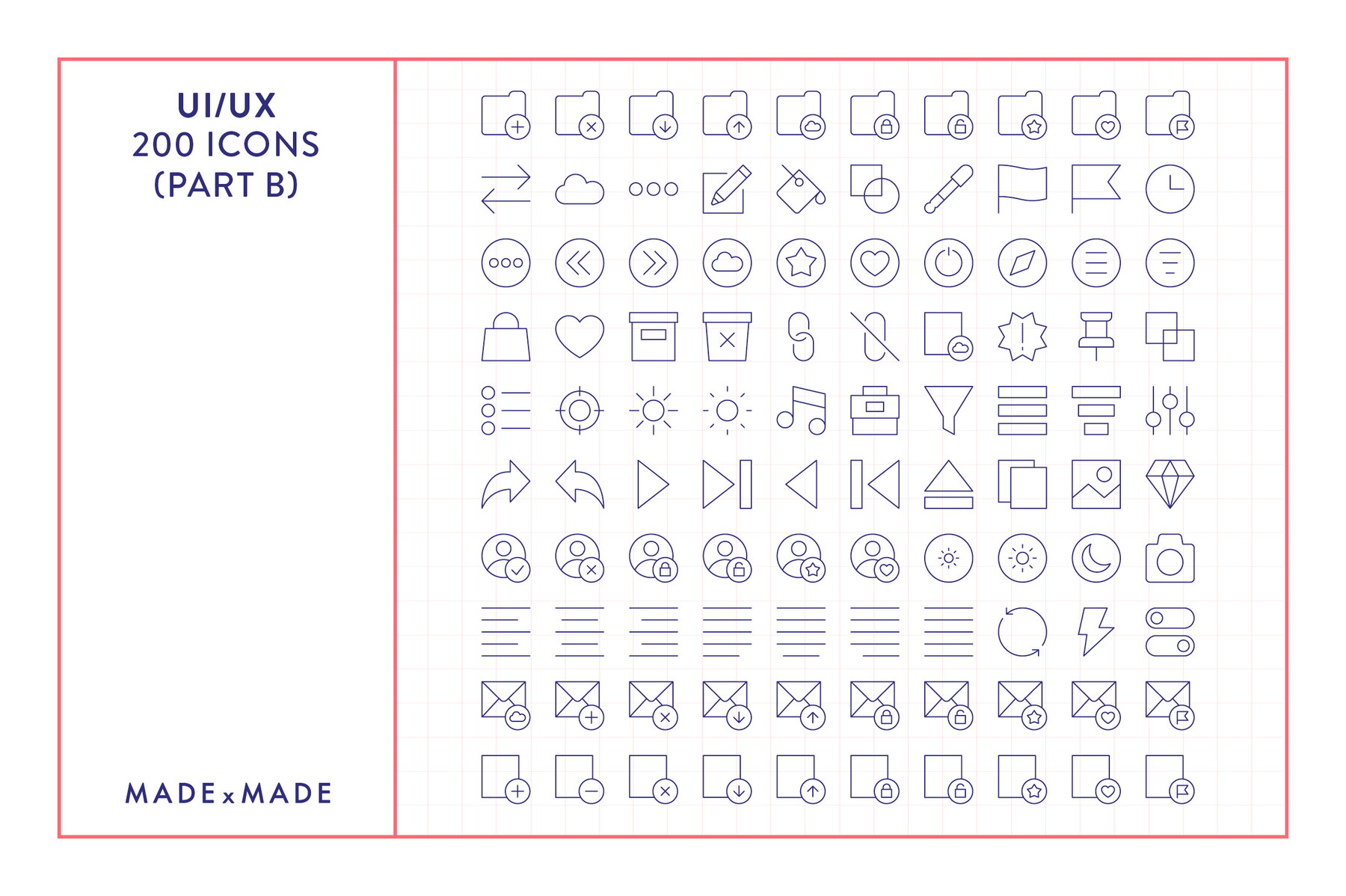 UI   UX Line Icons 6