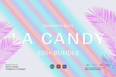 LA Candy Gradients  Shapes