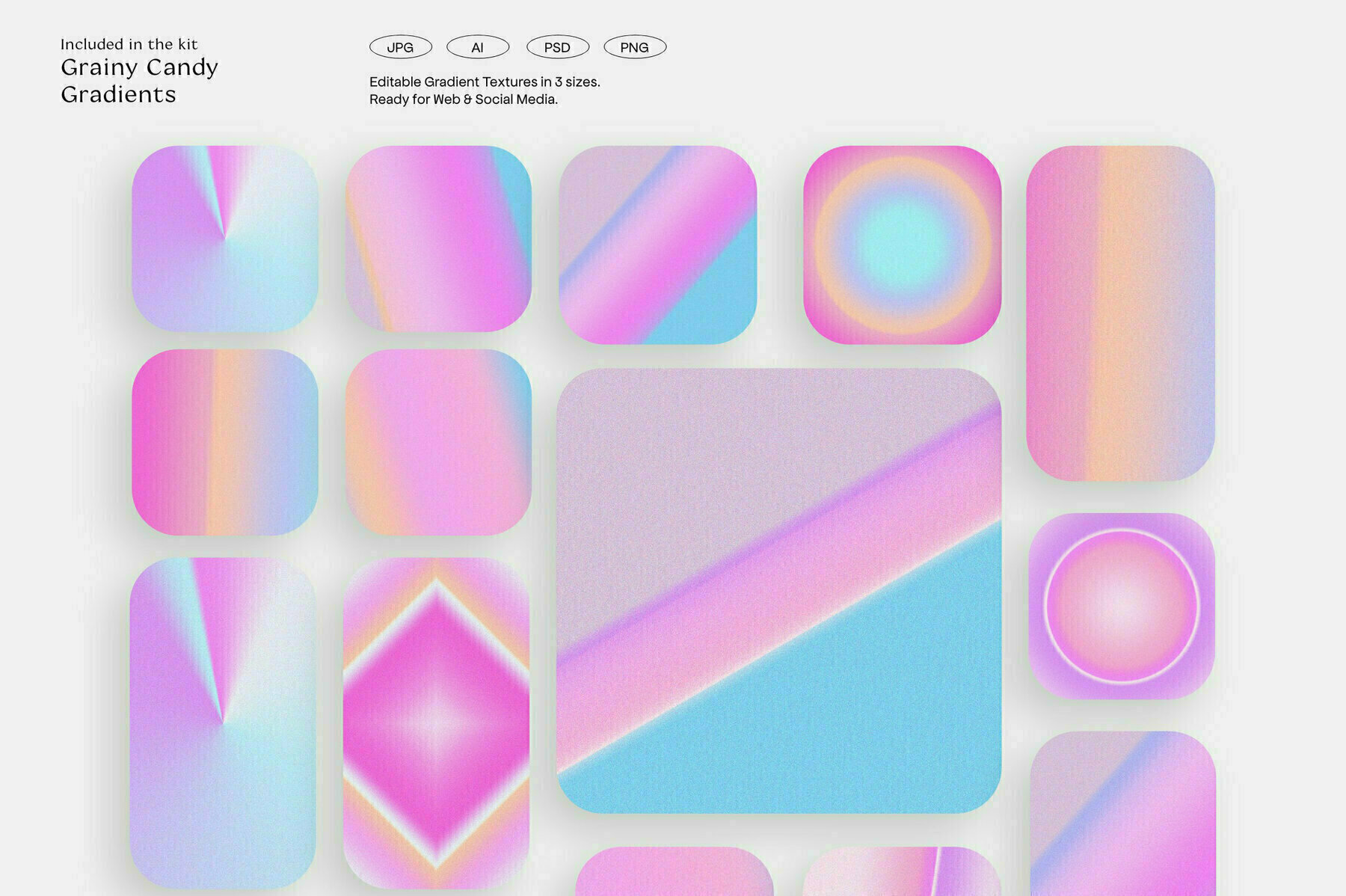 LA Candy Gradients   Shapes 3