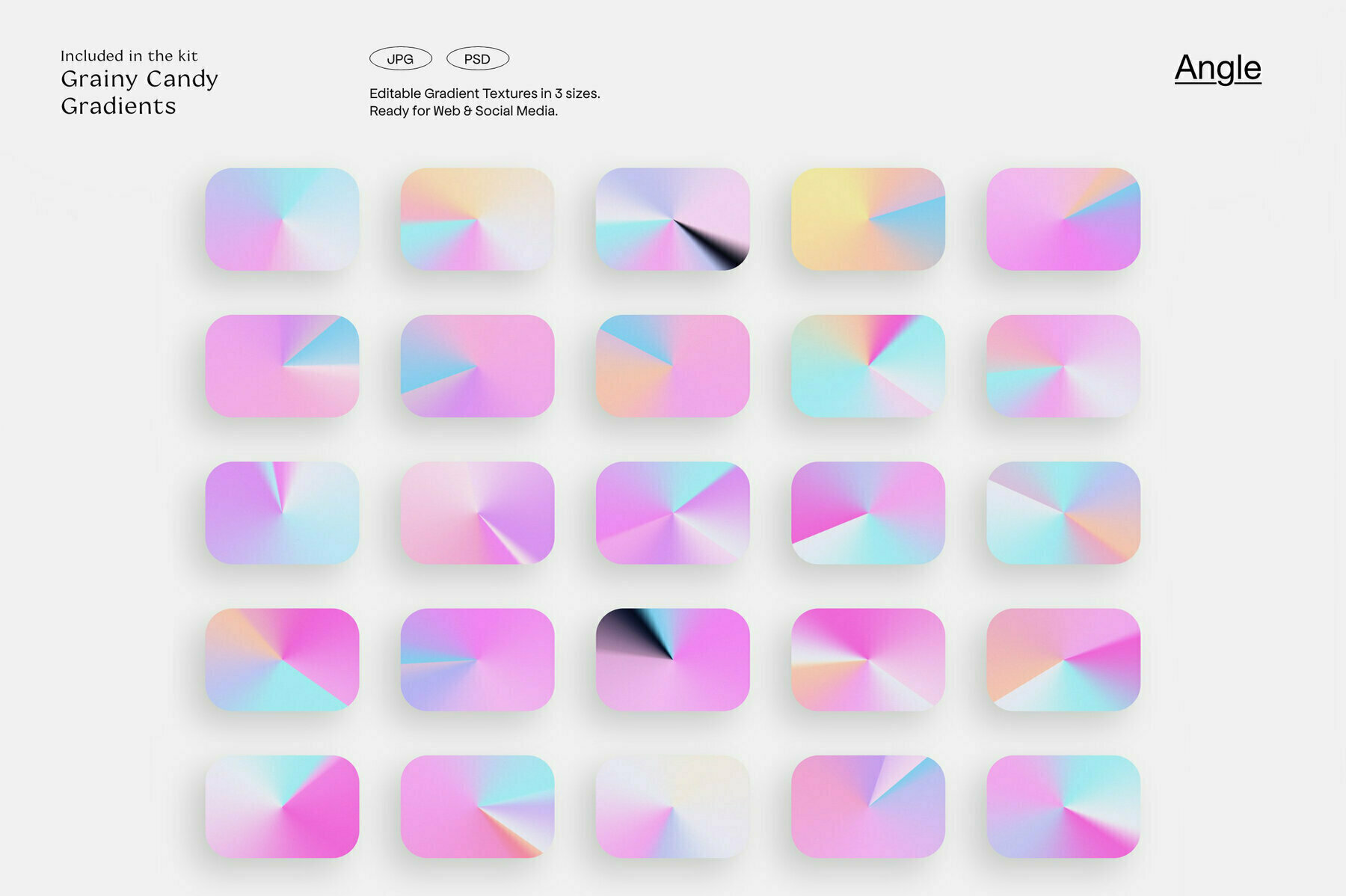 LA Candy Gradients   Shapes 5