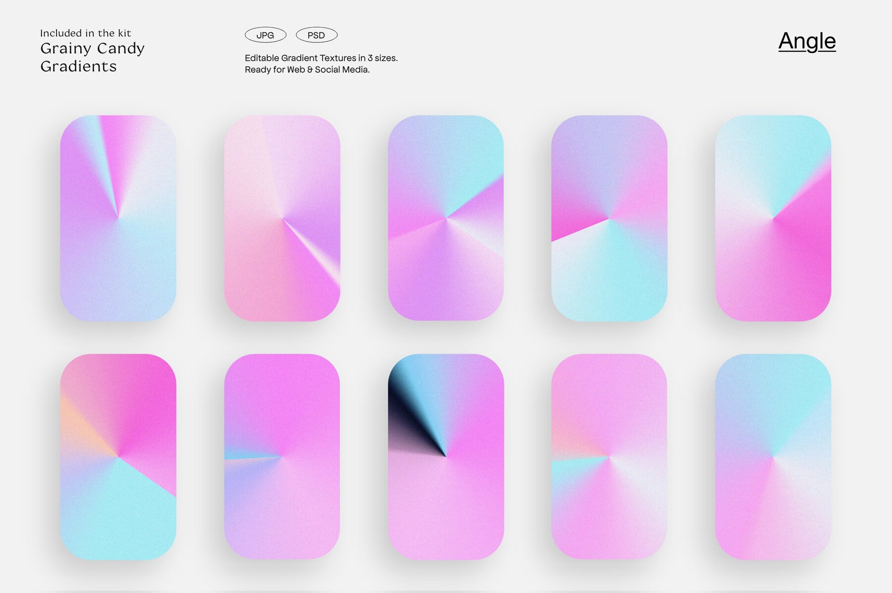 LA Candy Gradients   Shapes 6