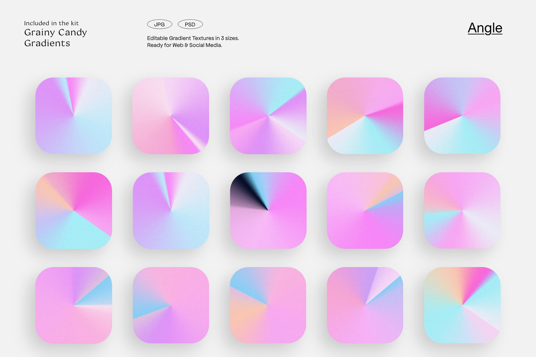 LA Candy Gradients   Shapes 8