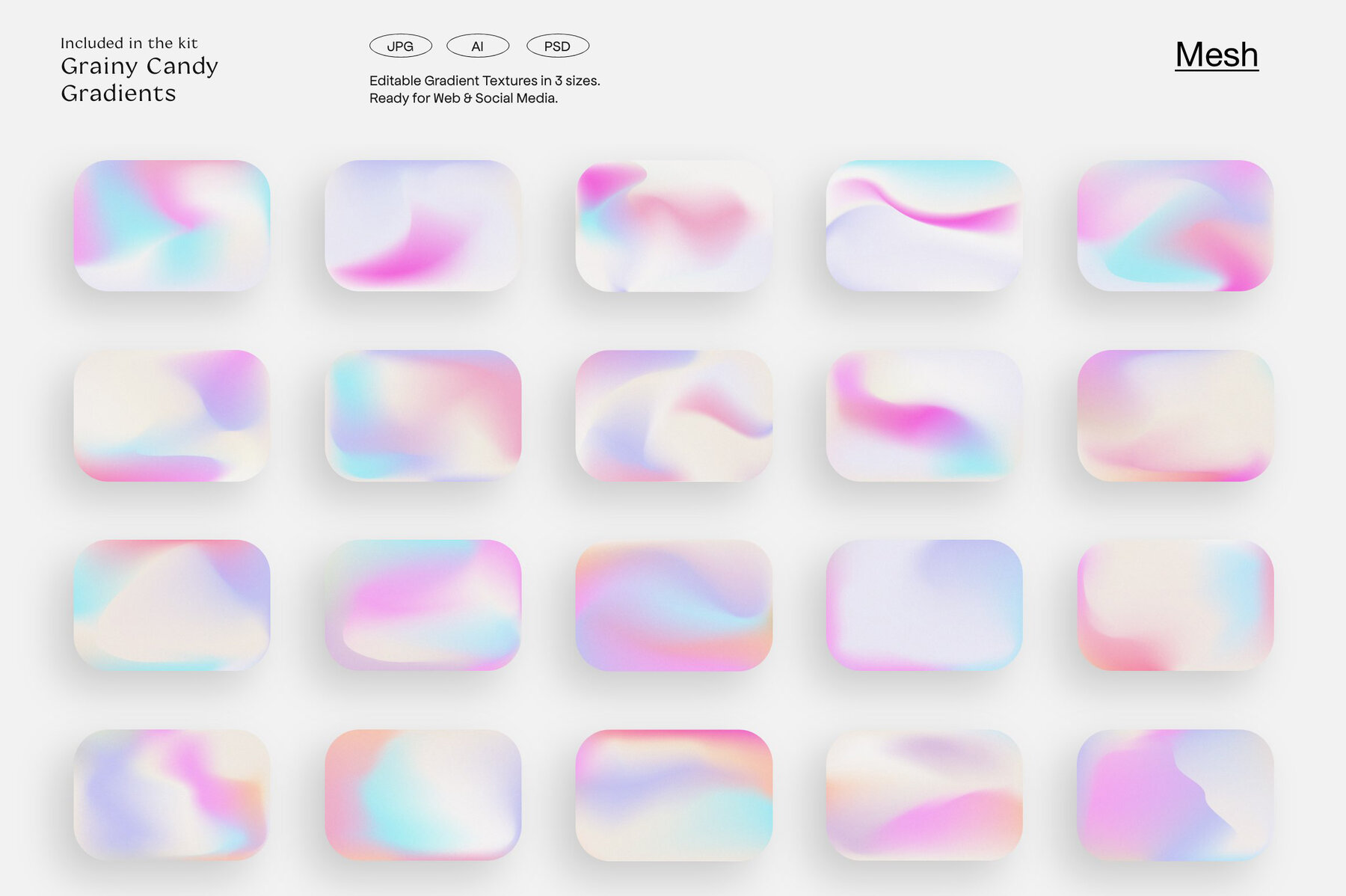 LA Candy Gradients   Shapes 14