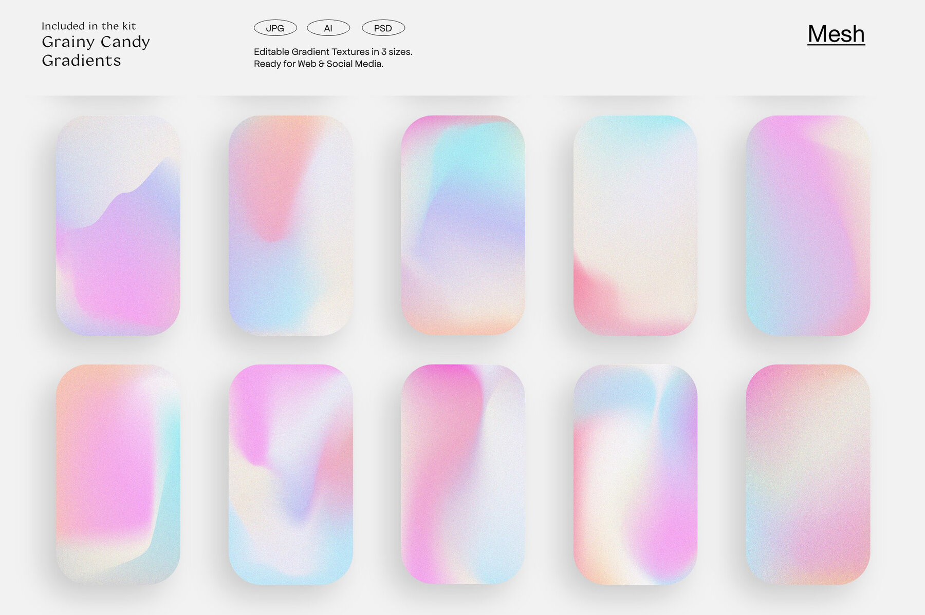 LA Candy Gradients   Shapes 18