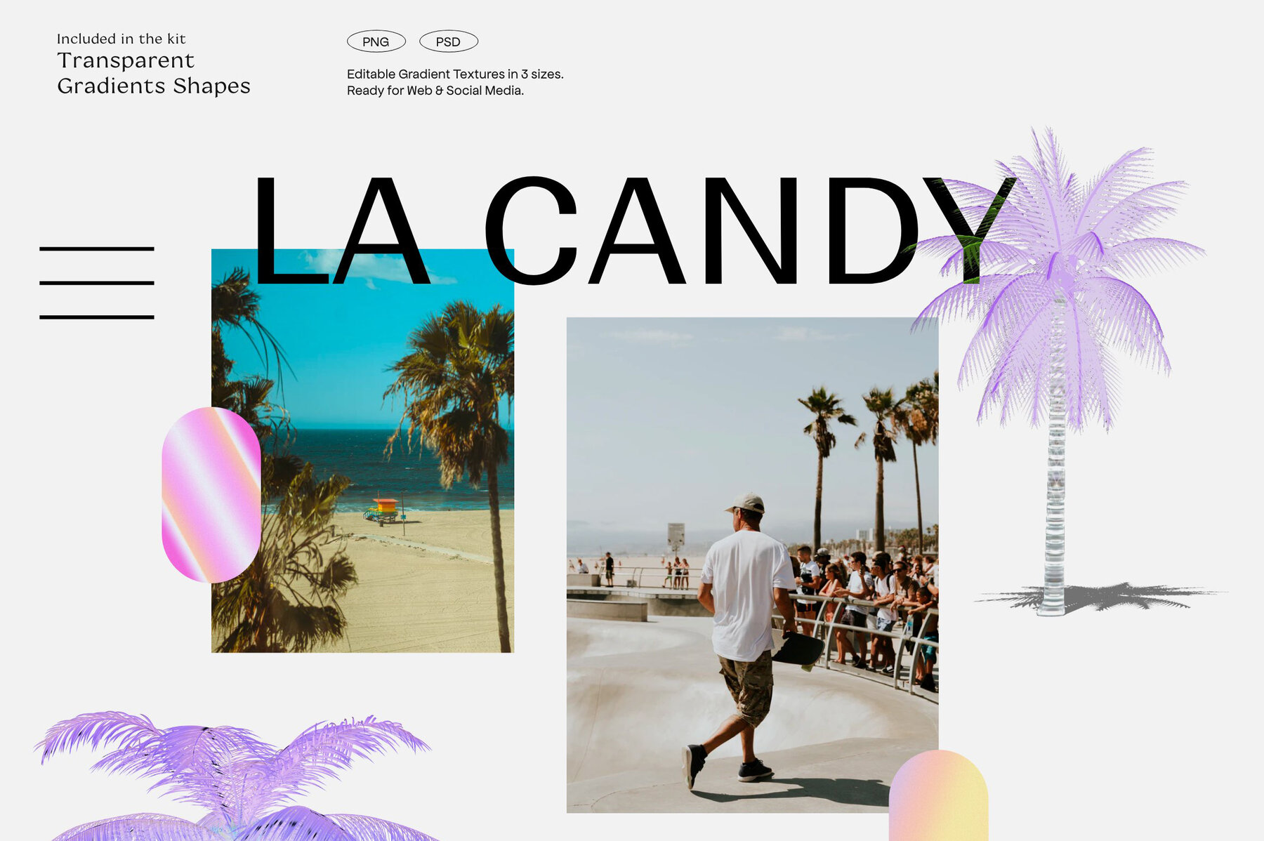 LA Candy Gradients   Shapes 22