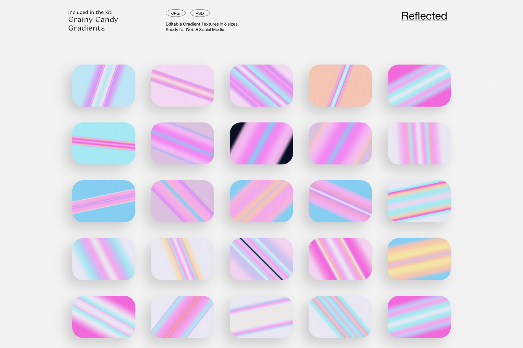 LA Candy Gradients   Shapes 23