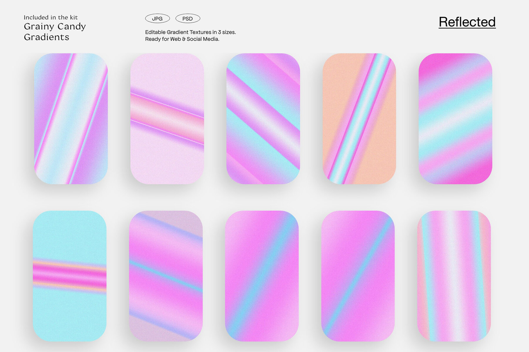 LA Candy Gradients   Shapes 24