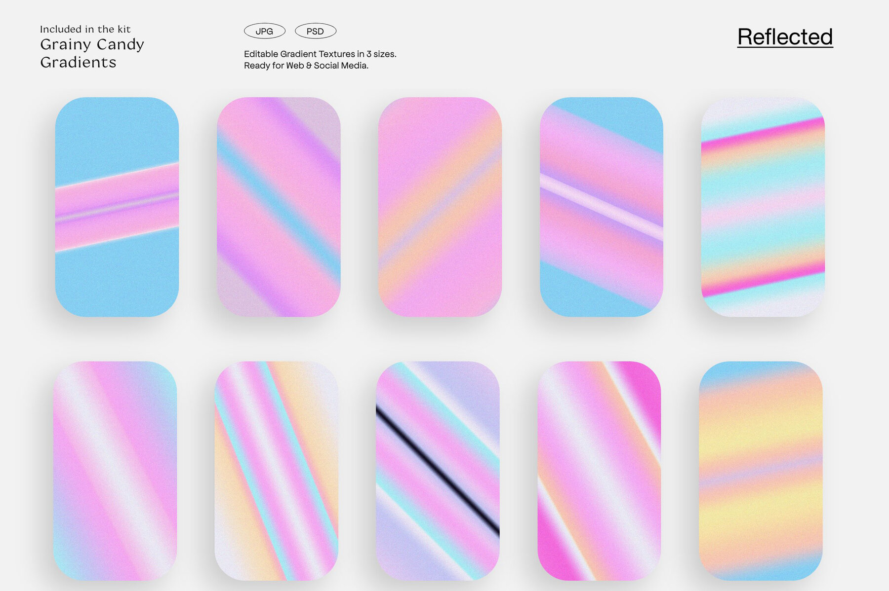 LA Candy Gradients   Shapes 25