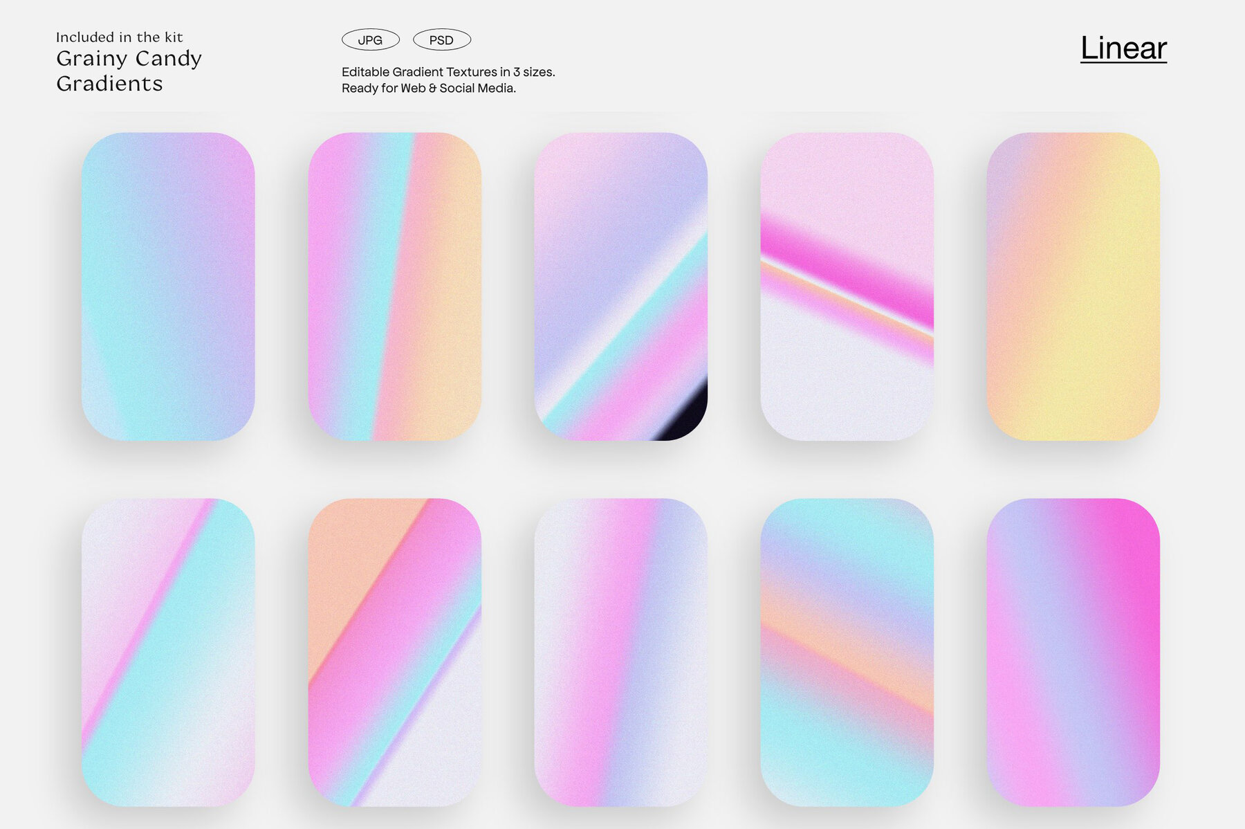 LA Candy Gradients   Shapes 31