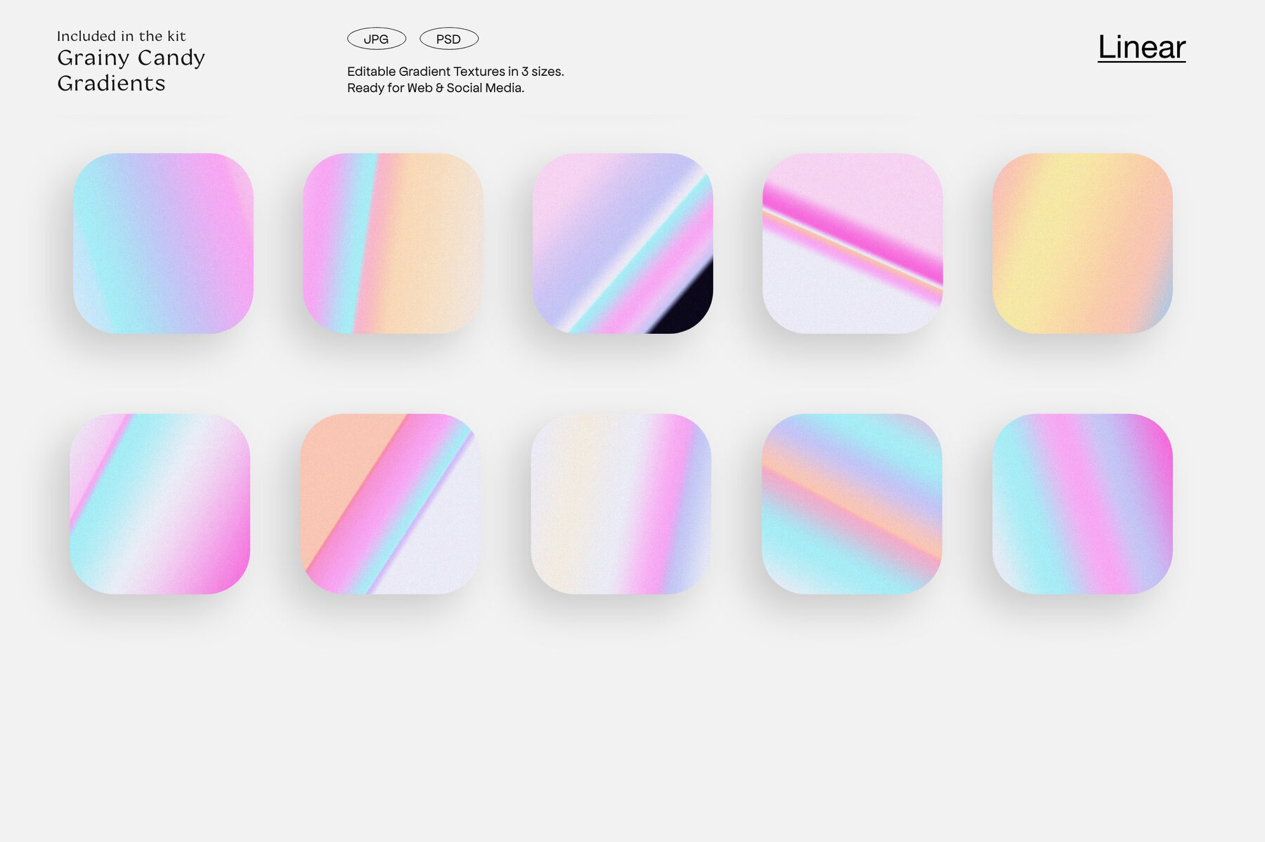 LA Candy Gradients   Shapes 34