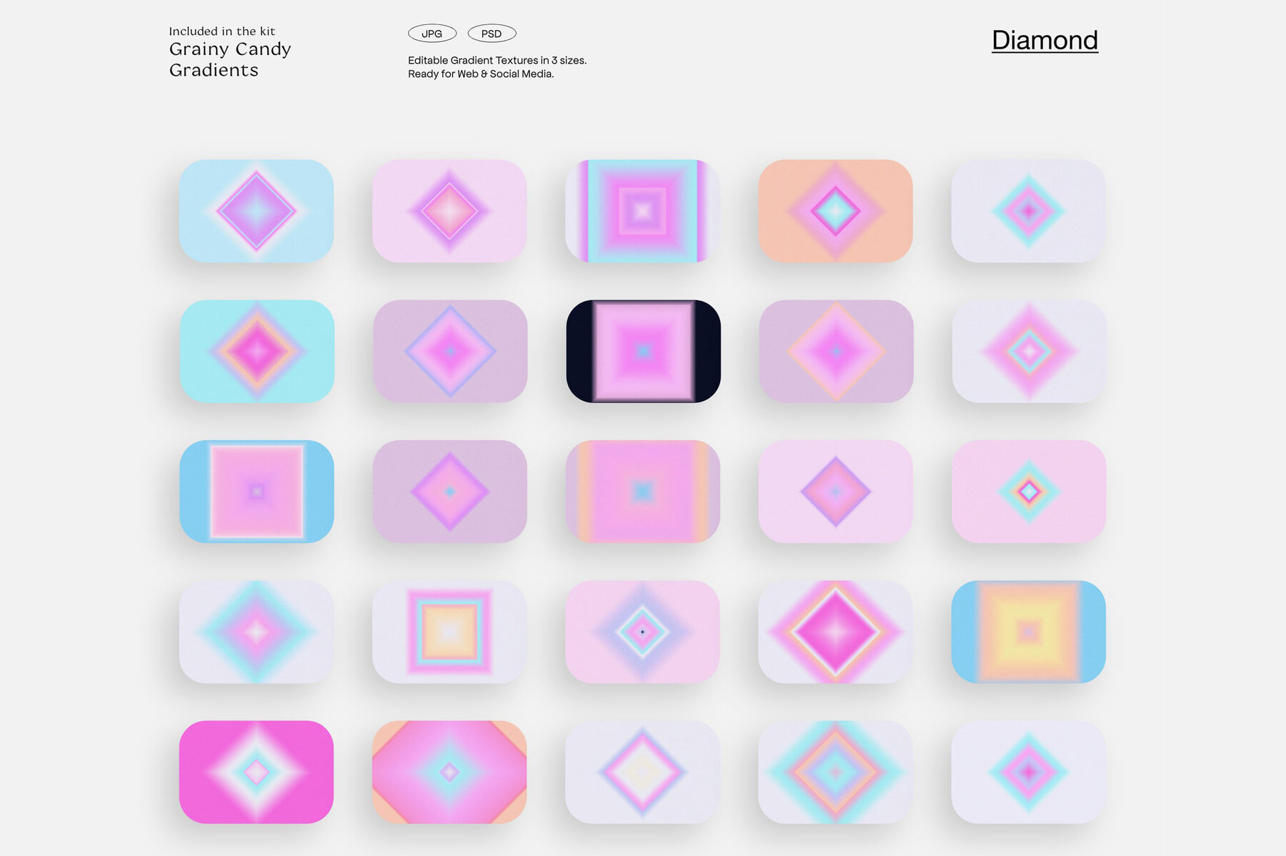 LA Candy Gradients   Shapes 35