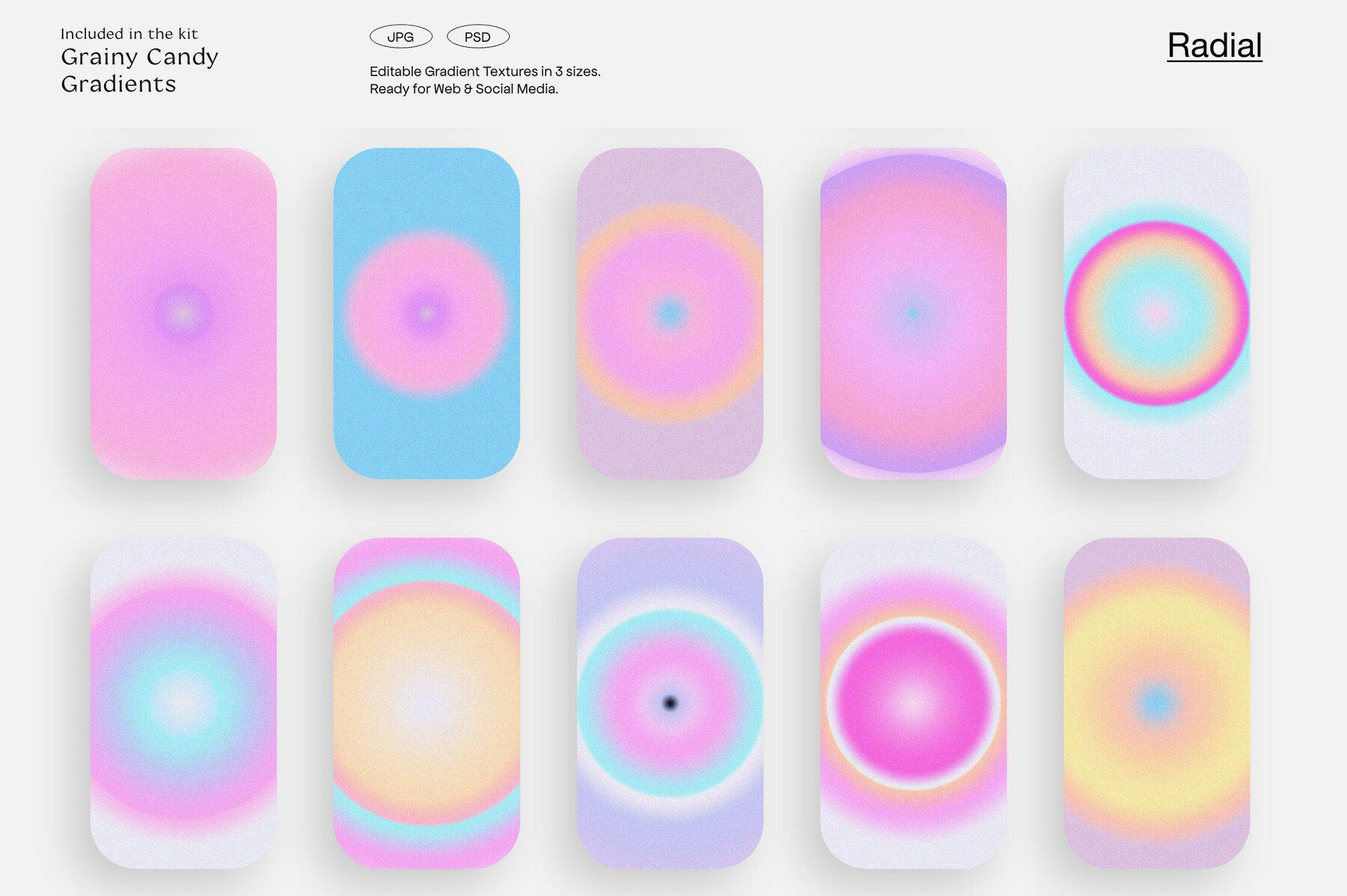 LA Candy Gradients   Shapes 38