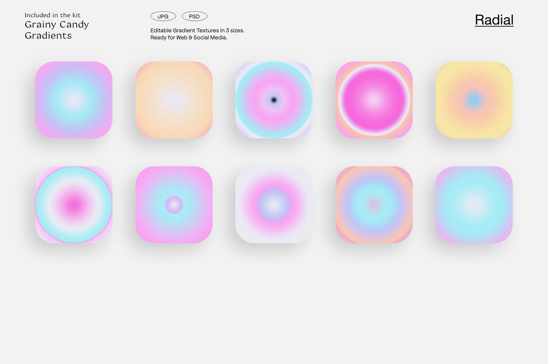 LA Candy Gradients   Shapes 40