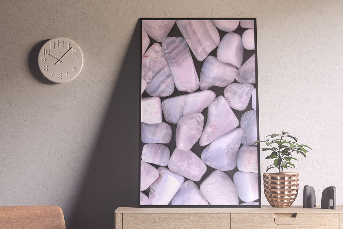 46 Blue Lace Agate Background Textures 6