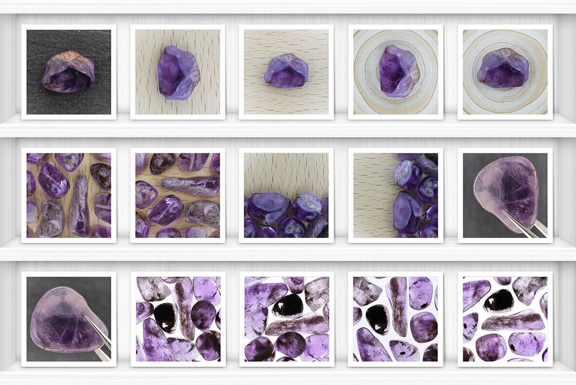 34 Rutilated Amethyst Background Textures 3