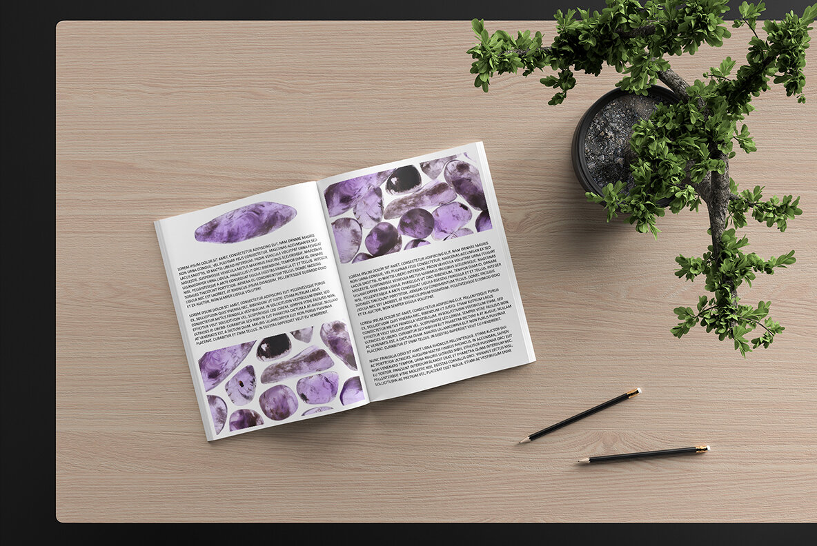 34 Rutilated Amethyst Background Textures 7